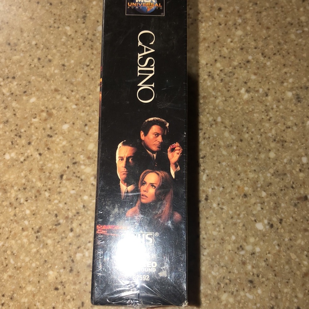 Casino VHS Movie Robert De Niro Sharon Stone Joe Pesci Martin Scorsese - Picture 2 of 4